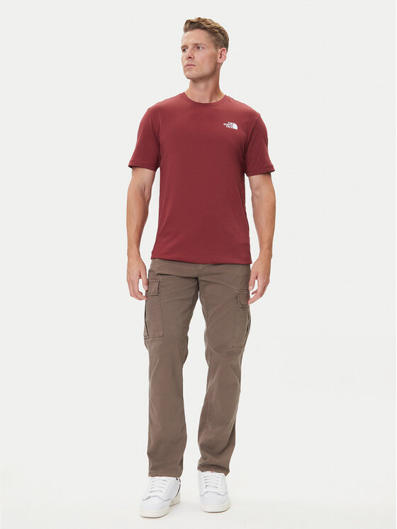 The North Face The North Face T-Shirt Redbox NF0A87NP Rot Regular Fit