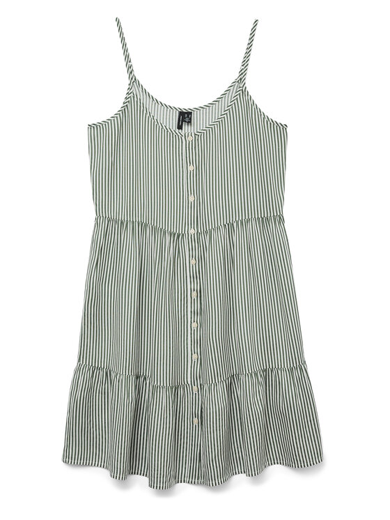 Vero Moda Vero Moda Nyári ruha Bumpy 10325283 Zöld Loose Fit