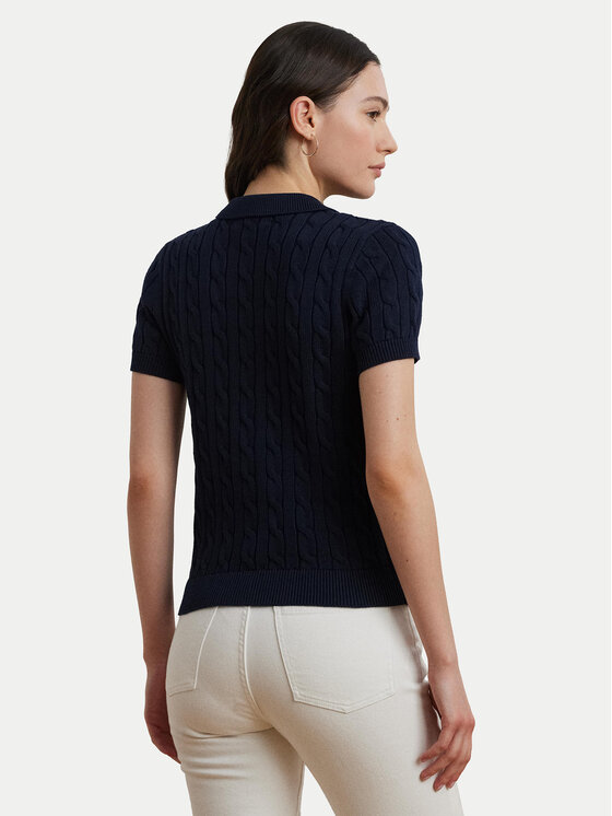 LAUREN RALPH LAUREN LAUREN RALPH LAUREN Megztinis 200932224002 Tamsiai mėlyna Slim Fit