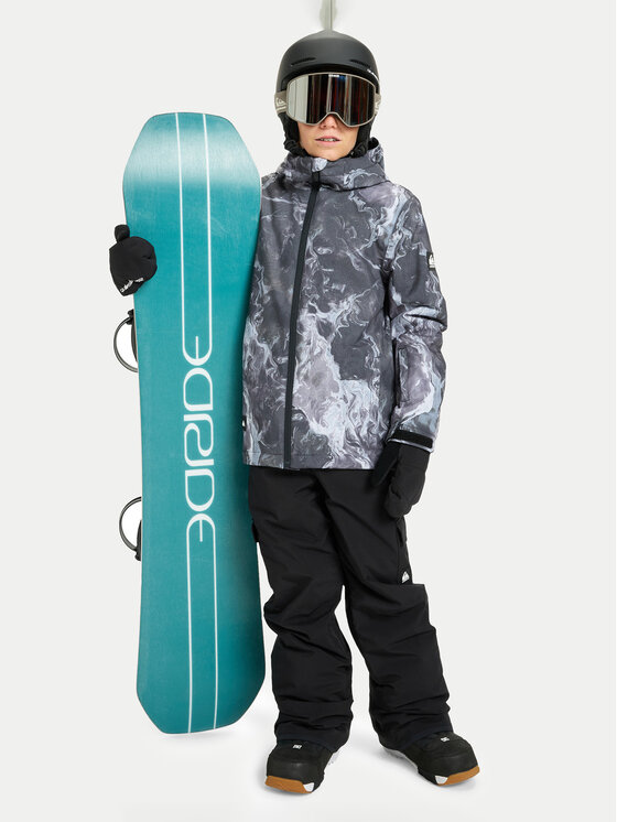Quiksilver Quiksilver Snieglenčių striukė Mission Printed EQBTJ03223 Pilka Regular Fit