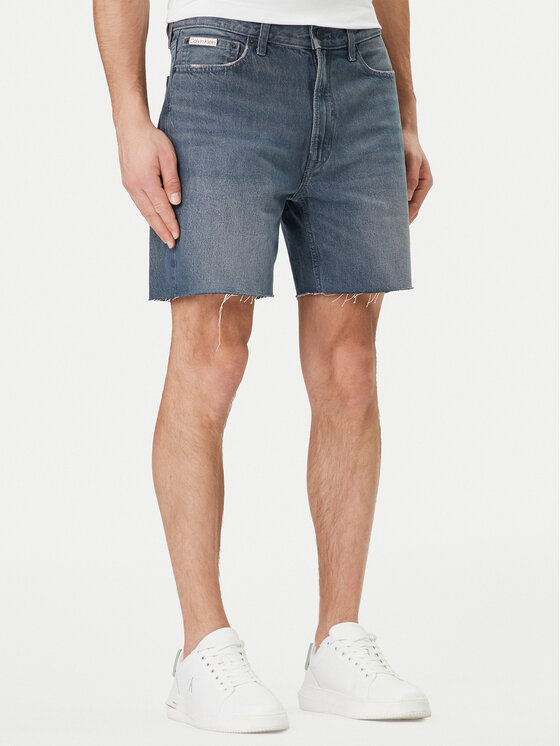 Calvin Klein Jeans Calvin Klein Jeans Pantaloni scurți de blugi Classic LV04RF788G Gri Regular Fit