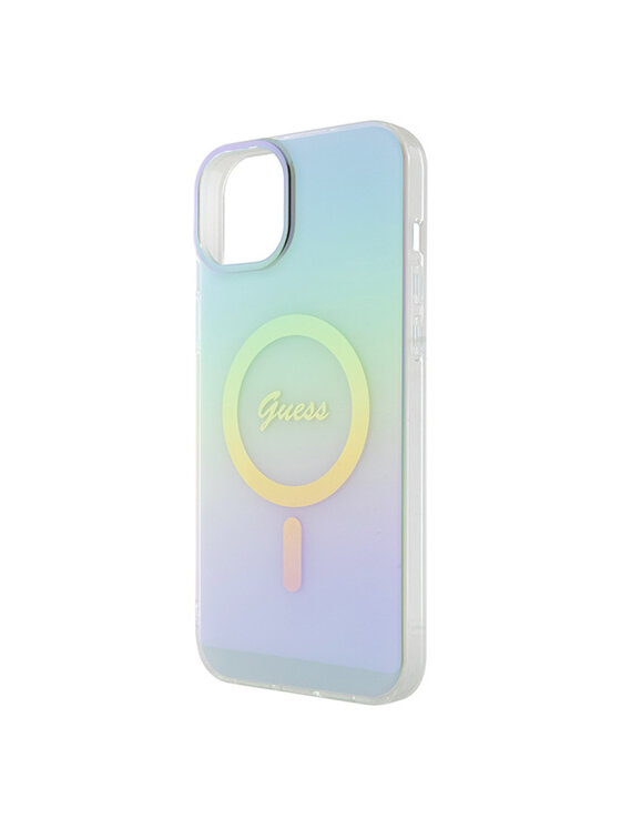 Guess Guess Etui na telefon iPhone 15 Plus Niebieski