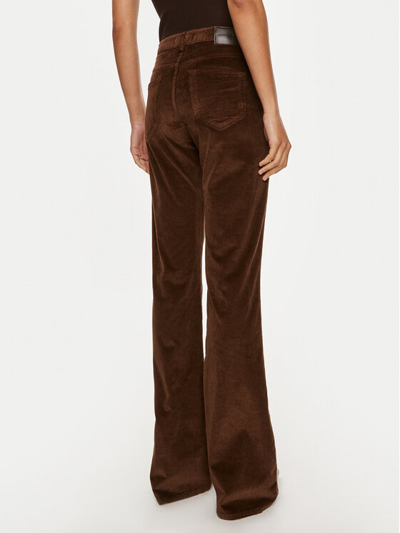 PINKO Pinko Παντελόνι υφασμάτινο Flora 100561 A20R Καφέ Regular Fit
