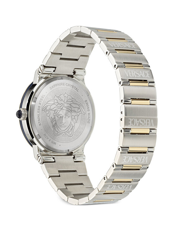 Versace Versace Zegarek VE7G00524 Srebrny