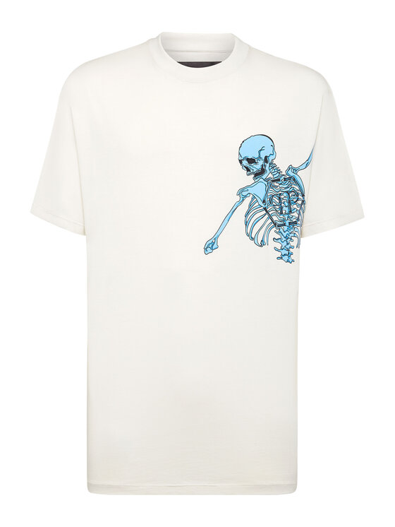 PHILIPP PLEIN PHILIPP PLEIN T-Shirt 4063 Beżowy Regular Fit