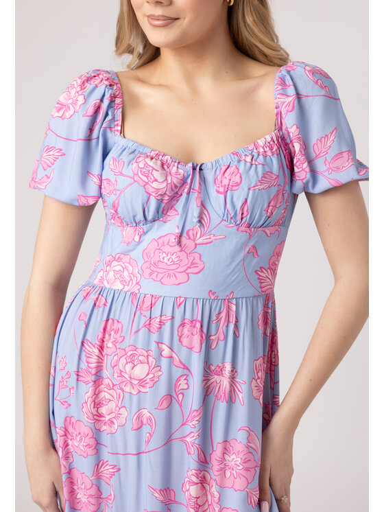 LAURELLA LAURELLA Letní šaty Laurella 4UL093811 Modrá Regular Fit