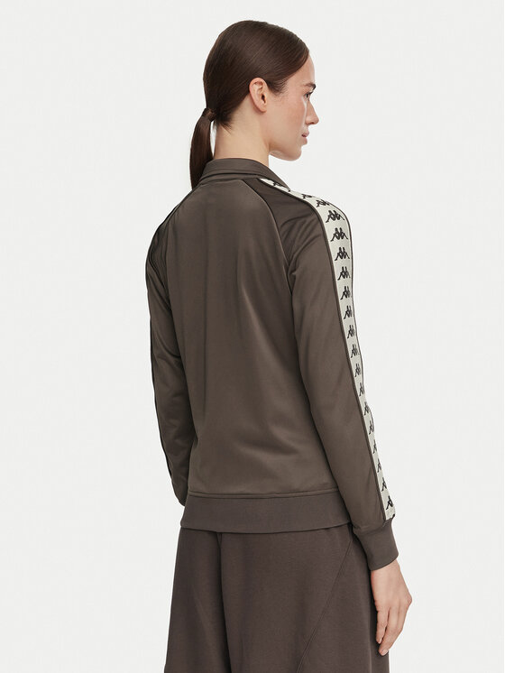 Kappa Kappa Bluza 222 Banda Wanniston Slim 301PSC0 Brązowy Regular Fit
