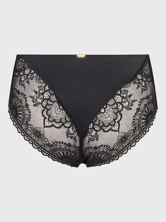Selmark Selmark Klassischer Damenslip mit hoher Taille Penelope 31003 Schwarz