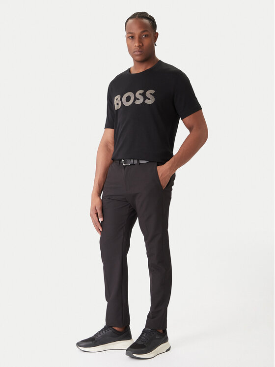 BOSS BOSS T-Shirt Logo Future 50543796 Černá Regular Fit