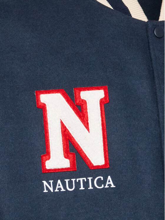 Nautica Nautica Μπόμπερ μπουφάν Wilson N1G00392 Σκούρο μπλε Regular Fit