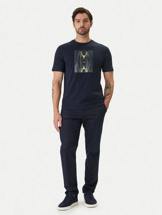 BOSS BOSS T-Shirt Creature 50561861 Tmavomodrá Regular Fit