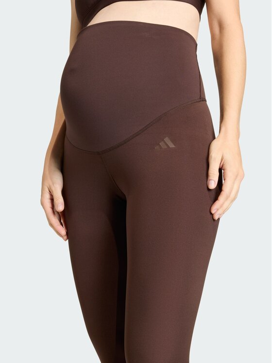 adidas adidas Legginsy 159852 Brązowy Fitted Fit