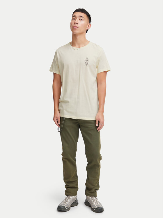 Blend Blend T-krekls 20716511 Écru Regular Fit