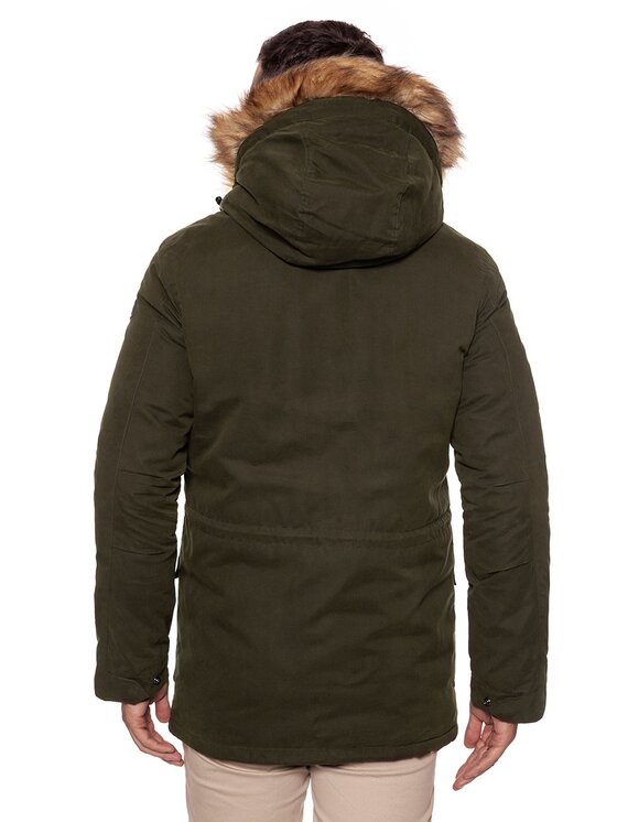 Wrangler Wrangler Kurtka zimowa PARKA Zielony Regular Fit
