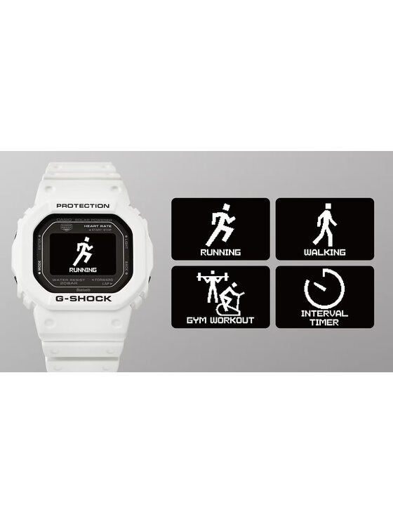 Casio Casio Zegarek DW-H5600-7ER Biały