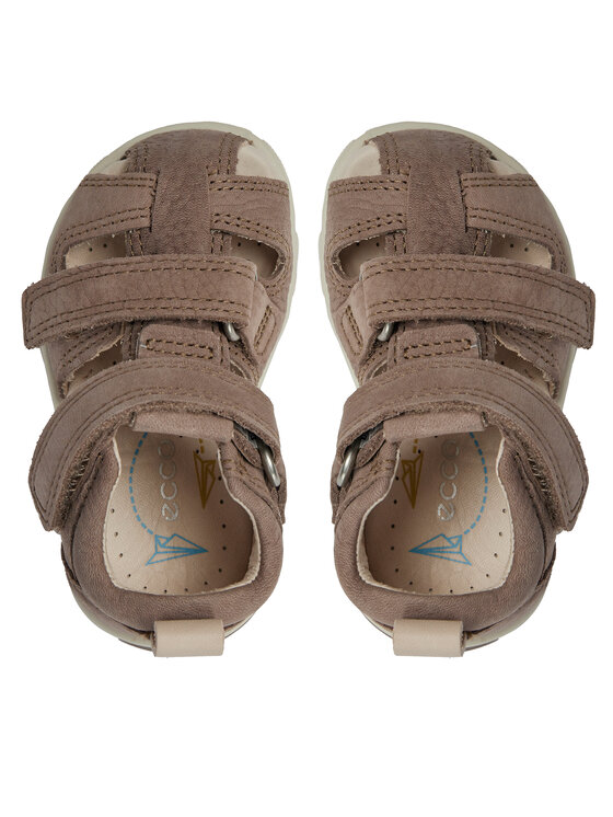 ECCO ECCO Sandały MINI STRIDE SANDAL 76113102674 Beżowy
