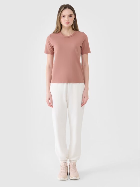 4F 4F T-shirt 4FWSS25TTSHF1991-11S Bianco Regular Fit