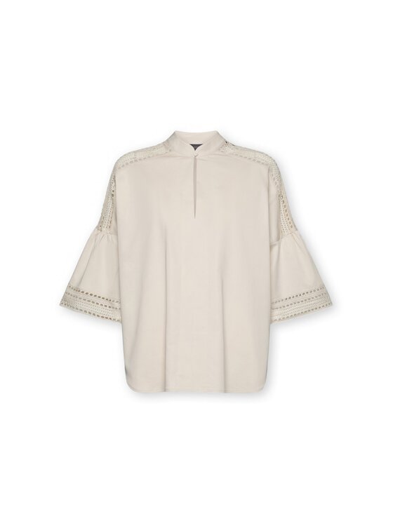 Elena Mirò Elena Mirò Blusa 2164Z000050N002 Crema Boxy Fit