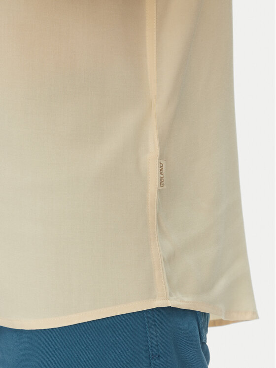 Blend Blend Koszula 20716363 Beżowy Regular Fit
