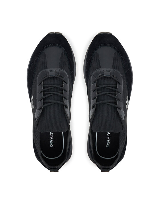 Emporio Armani Emporio Armani Sneakersy EM003739 AF19724 MC005 Čierna
