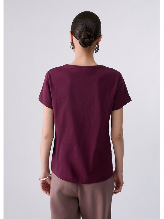 Liu Jo Liu Jo T-shirt TF6240JS923L9305 Viola Regular Fit
