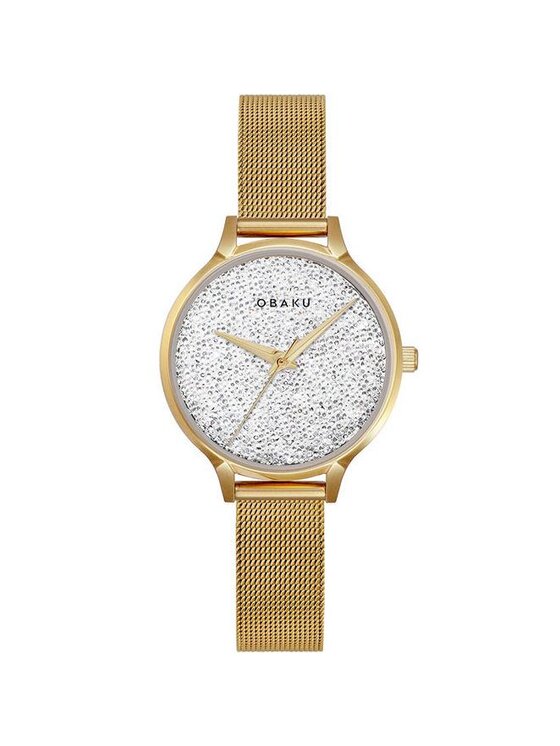 Obaku Obaku Hodinky V238LXGWMG Zlatá