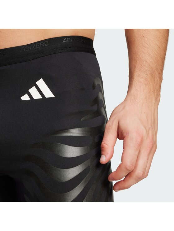 adidas adidas Szorty sportowe Adizero Control Running Czarny Fitted Fit