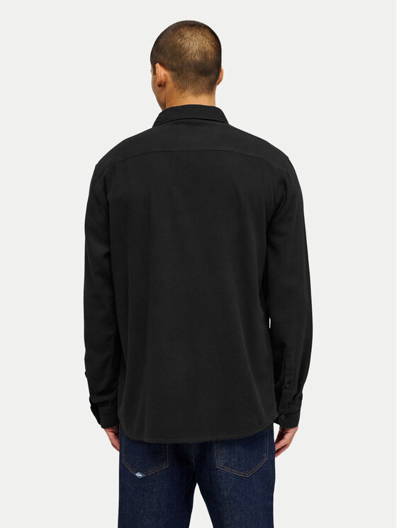 Quiksilver Quiksilver Košeľa Motherfly Solid EQYWT04651 Čierna Regular Fit