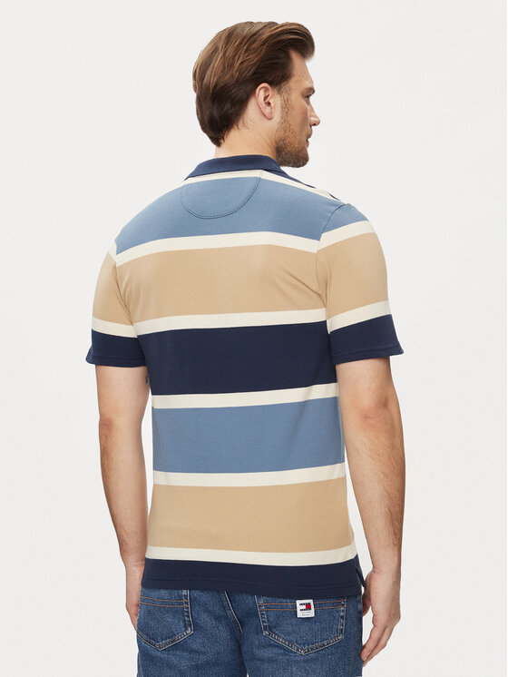 Vans Vans Polokošeľa Halicrest Stripe Polo Ss VN000G3R Modrá Regular Fit