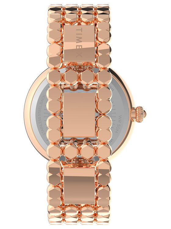Timex Timex Zegarek TW2V02800 Różowe złoto