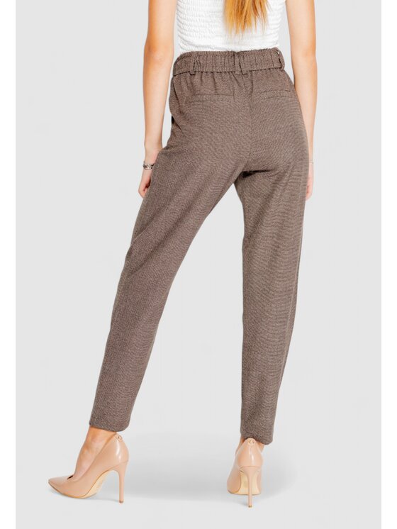 ONLY ONLY Pantaloni da donna ONLPOPTRASH-DELL EASY MEL PANT PNT Marrone Easy Fit
