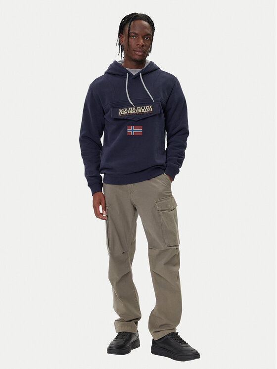 Napapijri Napapijri Bluza Burgee Wint 4 NP0A892T Granatowy Regular Fit
