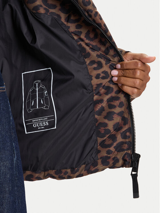 Guess Guess Geacă de iarnă W5BL47 W3702 Maro Regular Fit