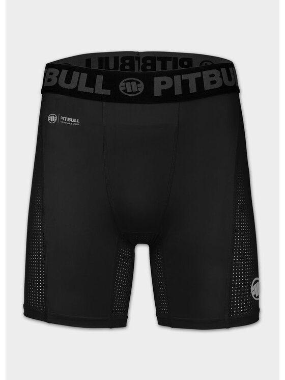PITBULL PITBULL Szorty sportowe RUNWAY Czarny Regular Fit