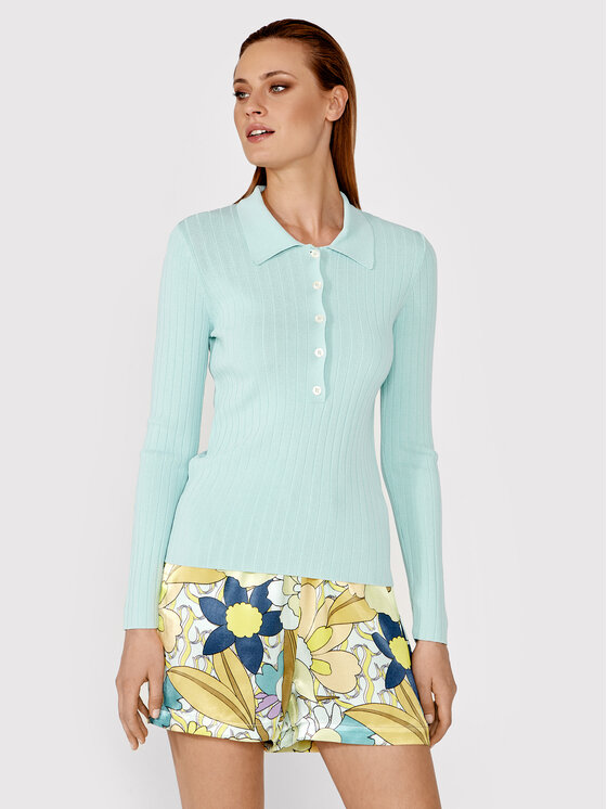 Simple Bluza SWD004 Modra Regular Fit