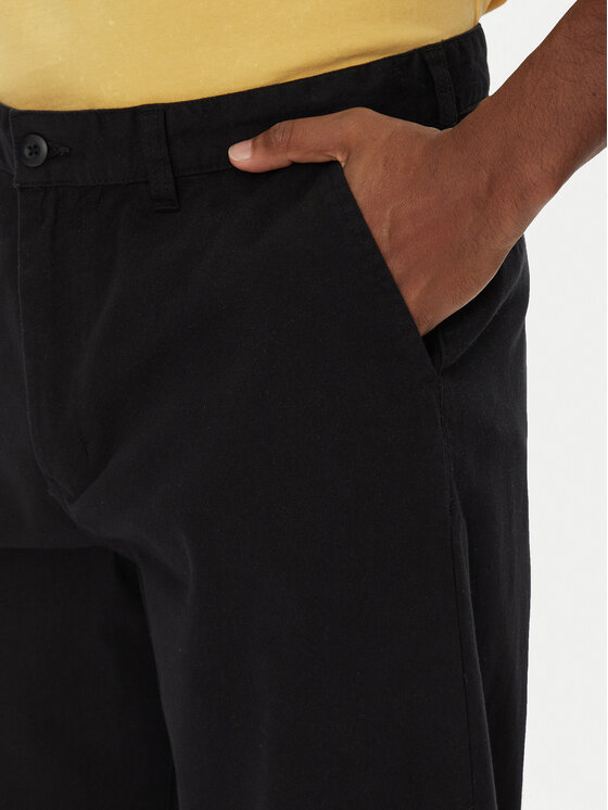 DC DC Chinosy Worker Baggy ADYNP03097 Czarny Baggy Fit