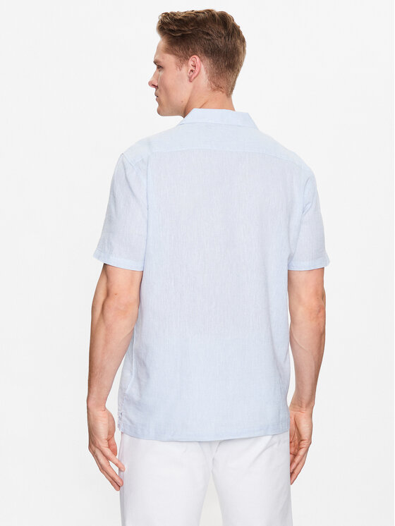 Lindbergh Lindbergh Marškiniai 30-203319 Žydra Relaxed Fit
