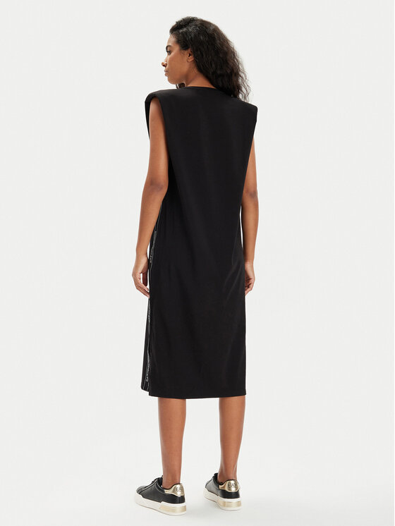 EA7 Emporio Armani EA7 Emporio Armani Sommerkleid 3DTA61 TJ6SZ 1200 Schwarz Slim Fit