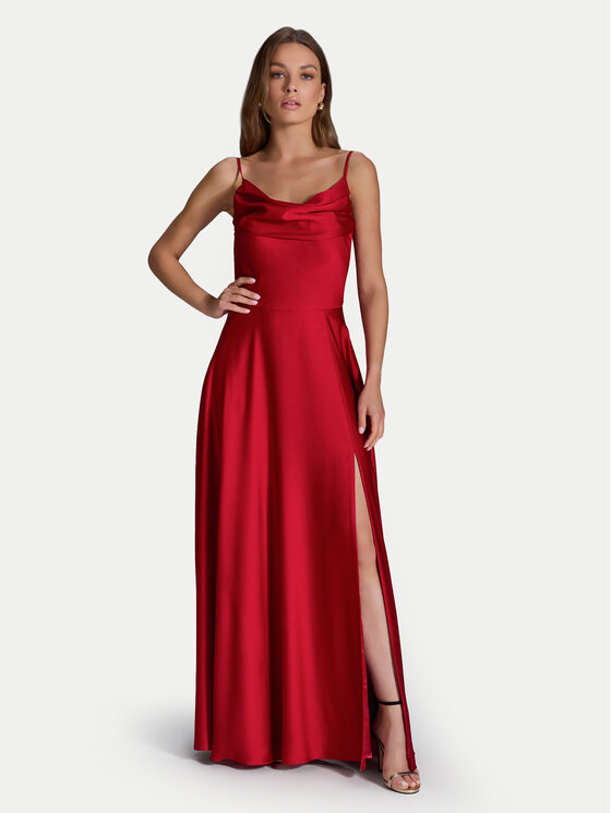 Swing Swing Rochie de seară 5AI13600 Roșu Slim Fit