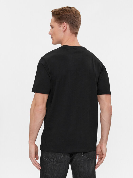 HUGO Hugo T-Shirt Dulivio 50506996 Czarny Regular Fit