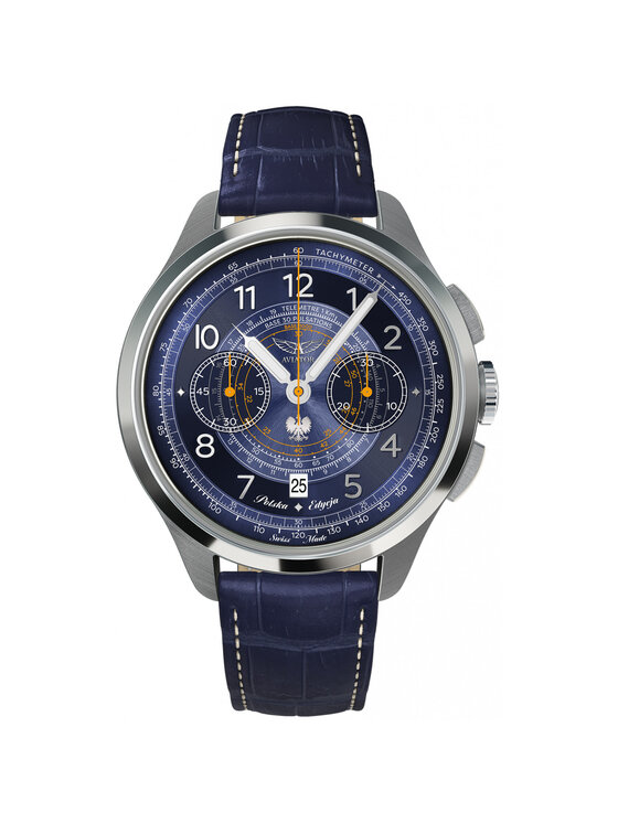 Aviator Aviator Zegarek V.4.40.0.352.4 PL Niebieski