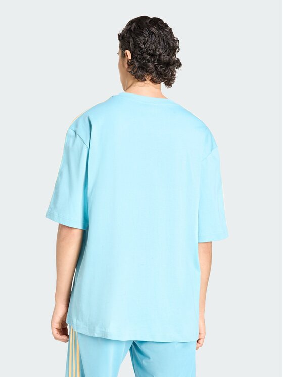 adidas adidas T-Shirt 159141 Błękitny Oversize