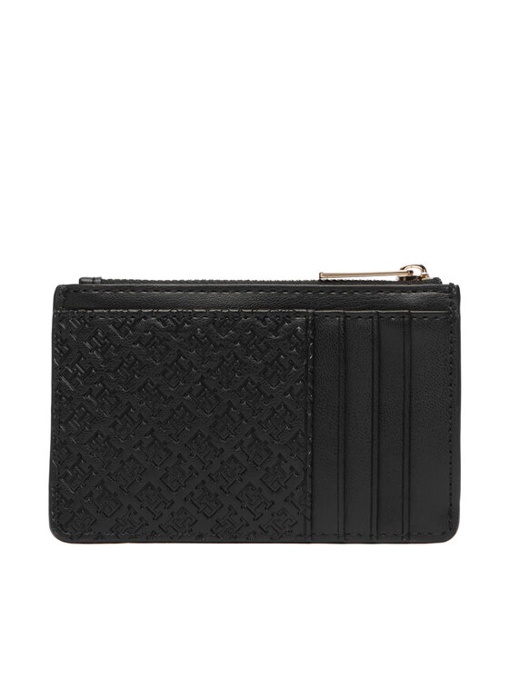 Tommy Hilfiger Tommy Hilfiger Kreditinių kortelių dėklas Th Icon Long Cc Holder Mono AW0AW19166 Juoda