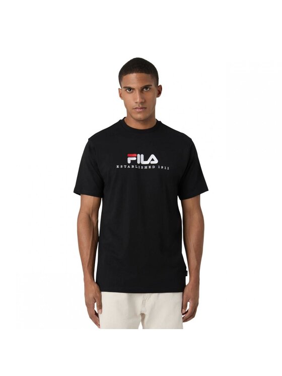 Fila Fila T-shirt Valsera Regular Logo T-shirt Nero Regular Fit