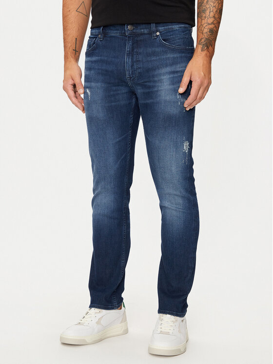 BOSS Boss Дънки Delaware 50526956 Тъмносин Slim Fit