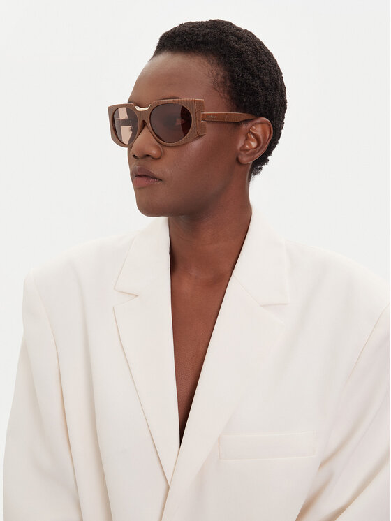 Max Mara Max Mara Sonnenbrillen MM0123 56E Braun