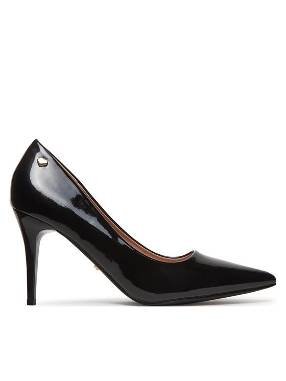 Pantofi cu toc subțire DeeZee EZ-23-1 Negru