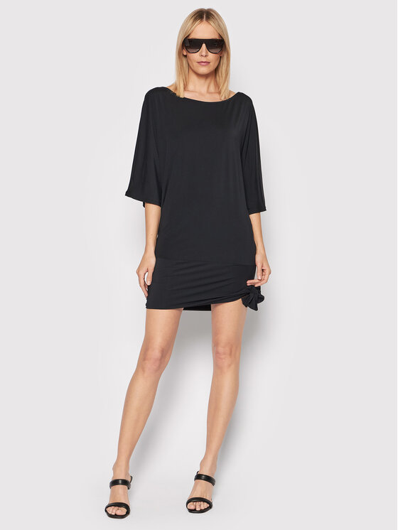 MICHAEL Michael Kors MICHAEL Michael Kors Φόρεμα παραλίας MM7M749 Μαύρο Relaxed Fit