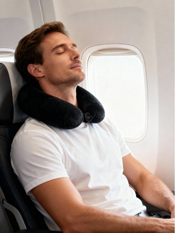 DeeZee DeeZee Подушка для подорожей CEO-9WF-002-AW25 Чорний