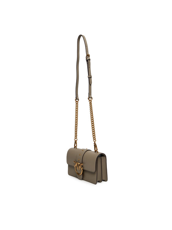 PINKO PINKO Torebka Love One Mini ST.CL Al 25-26 PLTT 105856 A0F1 Szary